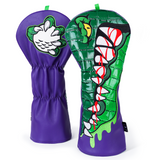 Alligator Purple Leather Driver Headcover