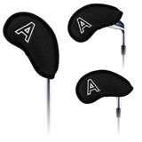 10 pcs/Set Black Meshy Golf Iron Headcovers