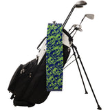 Two-color Skull Cotton Jacquard Golf Towel