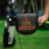 Black PU embroidery DF3 Putter Golf Head Cover