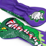 Alligator Purple Leather Driver Headcover