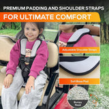 Child Positioner for Golf Carts 5 Point Harness