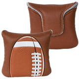 Brown Rugby Square Putter Golf Head Cover