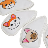 Cat Printing Iron Head Cover 12PCS