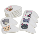 Cat Printing Iron Head Cover 12PCS