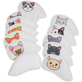 Cat Printing Iron Head Cover 12PCS