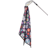 Skull Waffle Magnet Golf Towel