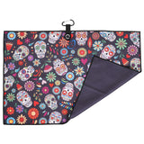 Skull Waffle Magnet Golf Towel