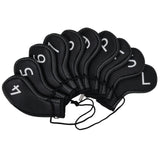 Black PU Printing Number Iron Cover 10PCS(4-9，P,A,S,L)