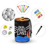 Rock Flame Golf Valuables Pouch with Drawstrings