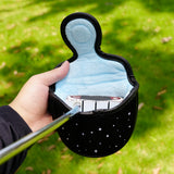 Tarot Card Blade (Widen)  Mallet Black Putter Golf Headcover