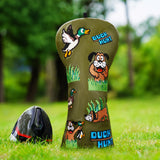 Green Duck Hunt Driver Golf Headcover
