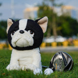 Bulldog Plush Animal Driver Golf Headcover