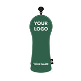 Personalized Solid Color Wood Head Covers With Your Logo