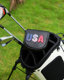 Black Embroidered USA Mallet Putter Cover for DF3