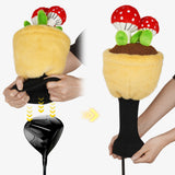 Potted Mushroom Plush Driver Golf Headcover