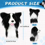Black and White Collie Animal Golf Head Cover