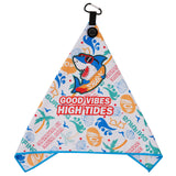 Sunglasses Shark Double-sided Printing Golf Towel