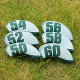 Light Green Plant Diving Material Iron Covers 6pcs(50 ° 52 ° 54 ° 56 ° 58 °,60 °)