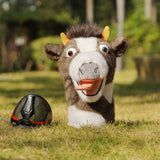 White Brown Tongue Cow Animal Golf Head Cover