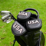 Black USA Patch Putter Golf Headcover