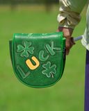 Green Luck Four-Leaf Clover Golf Headcover Sets