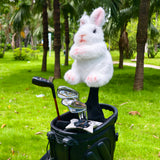 Pink and White Rabbit Driver Golf Headcover