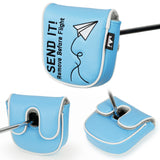 Paper Plane Send It 460cc Blue Mallet Putter Head Cover