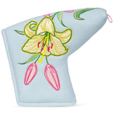 Blue PU Lily Golf Headcover