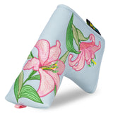 Blue PU Lily Golf Headcover