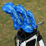 Dark Blue 3D Logo Golf Head Cover Set