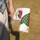 Flower Bird Magnet Blade Putter Golf Headcover