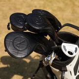 Durable Black HF welding Embroidered Wood Headcover