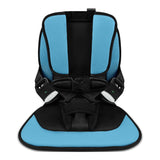 Child Positioner for Golf Carts Blue