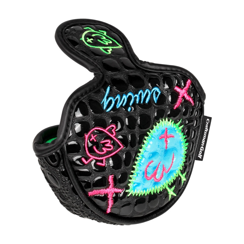 Colorful Birdie mid-mallet putter cover