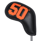 Colorful Numbers Magnetic Wedge Iron Headcovers Set (48°,50°,52°,54°,56°,58°,60°)