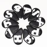 Large Number Leather Magnetic Iron Head Covers 10pcs