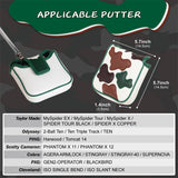 CAMO Square Mallet Putter Headcover With Magnetic Closure-CraftsmanGolf
