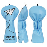 Paper Plane Send It 460cc Blue Driver Headcover