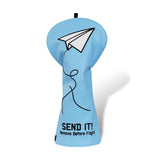 Paper Plane Send It 460cc Blue Driver Headcover