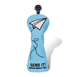 Paper Plane Send It 460cc Blue Driver Headcover