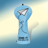 Paper Plane Send It 460cc Blue Driver Headcover