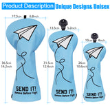 Paper Plane Send It 460cc Blue Driver Headcover