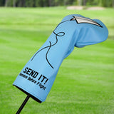 Paper Plane Send It 460cc Blue Driver Headcover