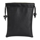 Black PU Skull Embroidered Camouflage Golf Valuables Pouch