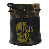Skull Embroidery Camouflage Golf Valuables Pouch