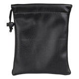Black PU Gold Coin Patch Golf Valuables Pouch