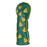 Green Christmas Tree Driver Golf Headcover