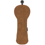 Solid Brown Golf Driver Cover Set