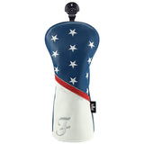 Custom Red Blue Stars Stripes Golf Wood Headcovers